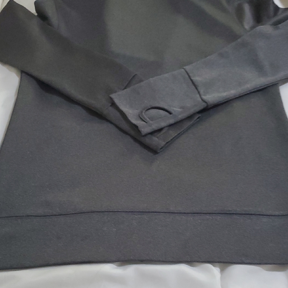 ALO Yoga Gray Jacket with Full-Length Zipper - Picture 11 of 17